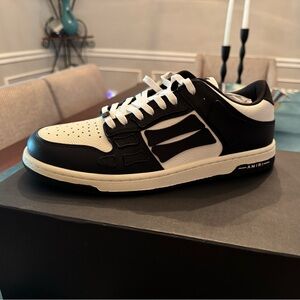 AMIRI Black and White Sneakers Sleek Design